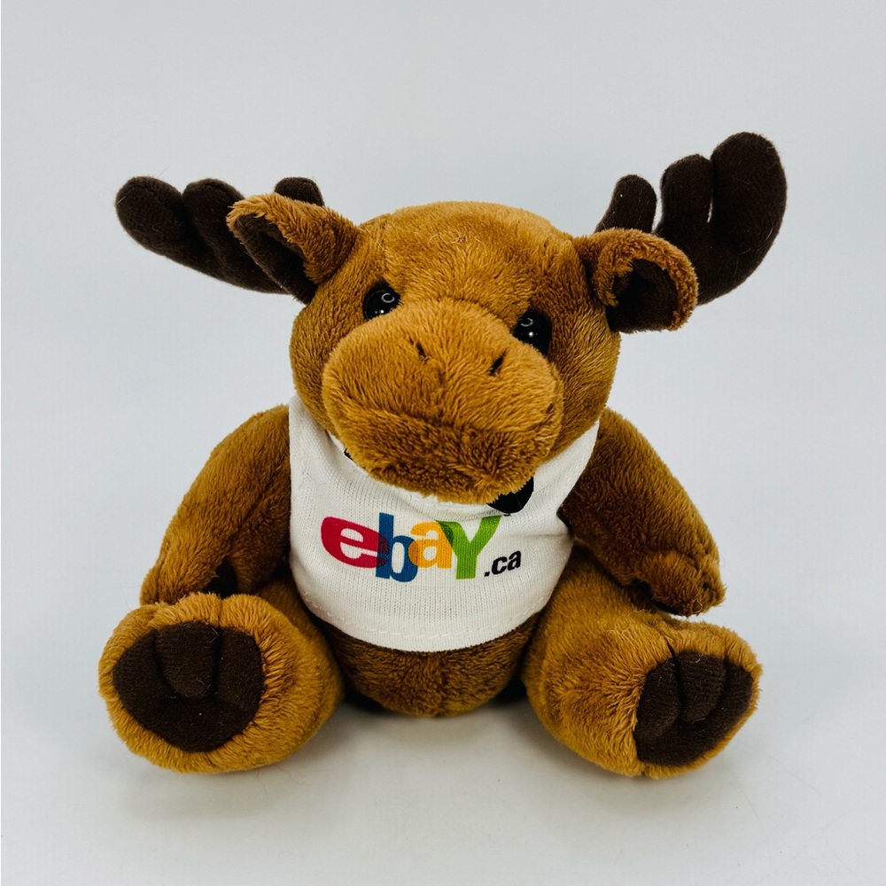 Steven Smith Moose Plush W/Removable eBay Shirt Stuffed Animal 5” Inch